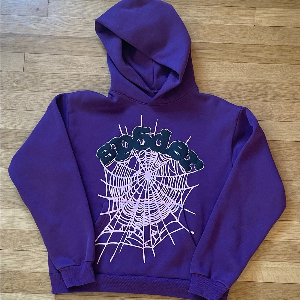 Men's Purple Sp5der Hoodie
